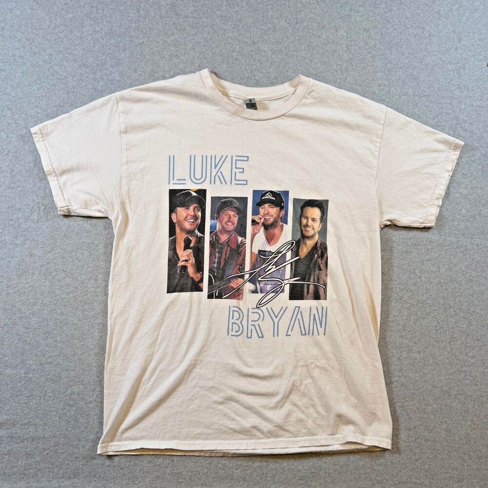 Luke Bryan Country On Tour 2023 T-Shirt Large Gildan Country Music Concert Tee
